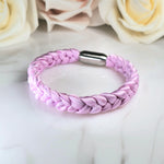 Seidenarmband Rosa