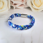 Seidenarmband Blau Grün