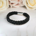 Seidenarmband Schwarz