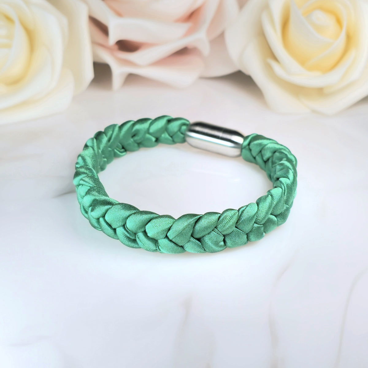 Seidenarmband Türkis